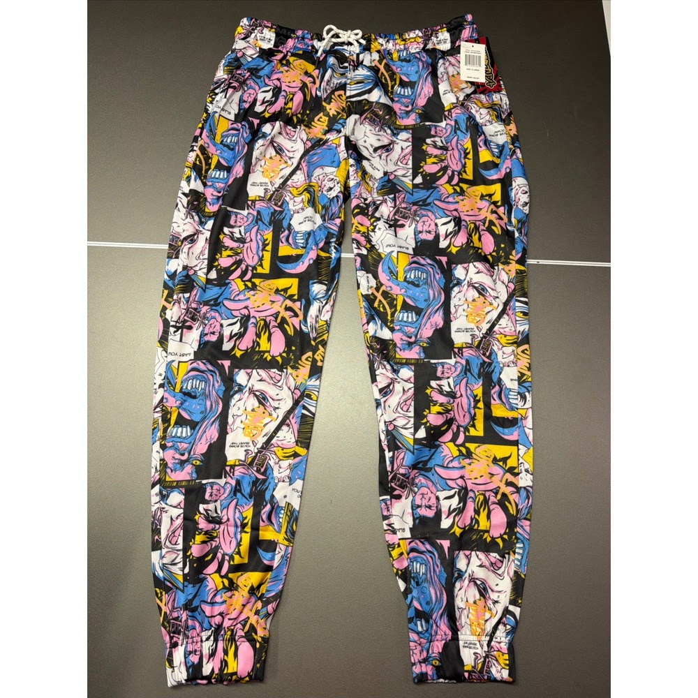Fresh Prints of Tokyo Manga Anime Jogger Pants Drawstring 3-Pockets Size XL‎ NWT